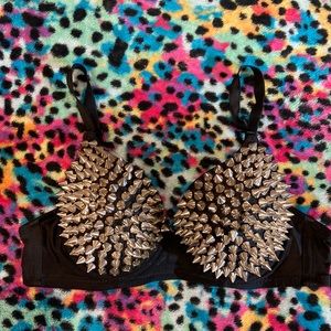 Spiked bra